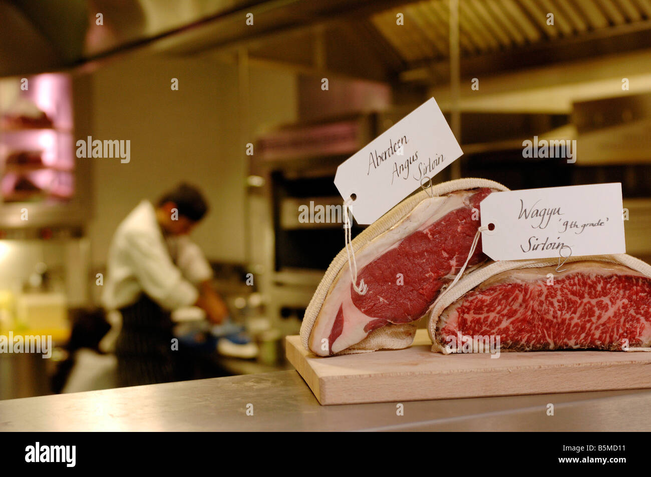 Meats at the Gordon Ramsay Group restaurant and grill Maze grill 10 13  Grosvenor Sq London W1K 6JP Stock Photo - Alamy
