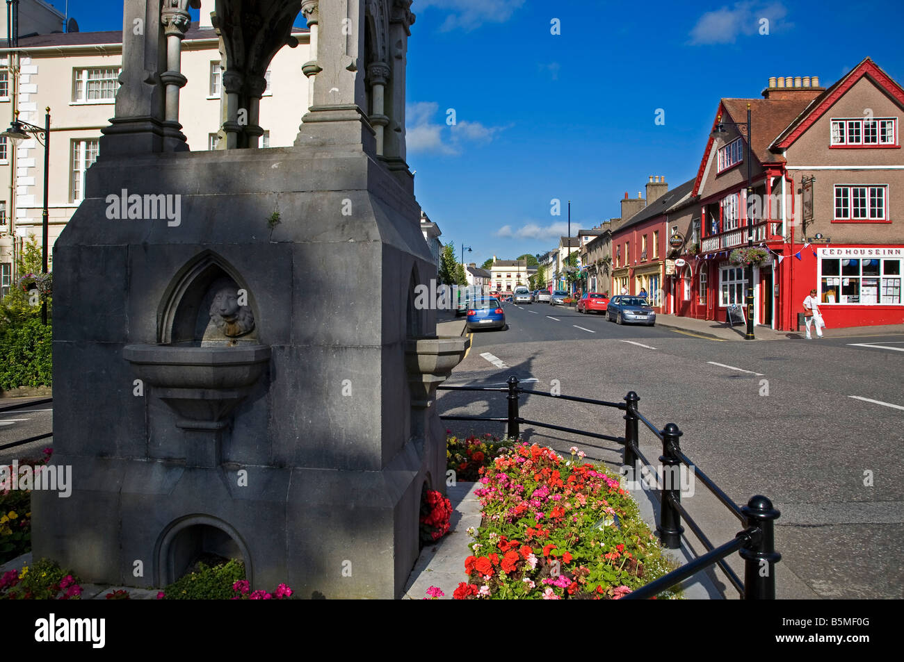 Memorial to Ambrose Power, Archdeacon of Lismore, The Square, Lismore, County Waterford Stock Photo