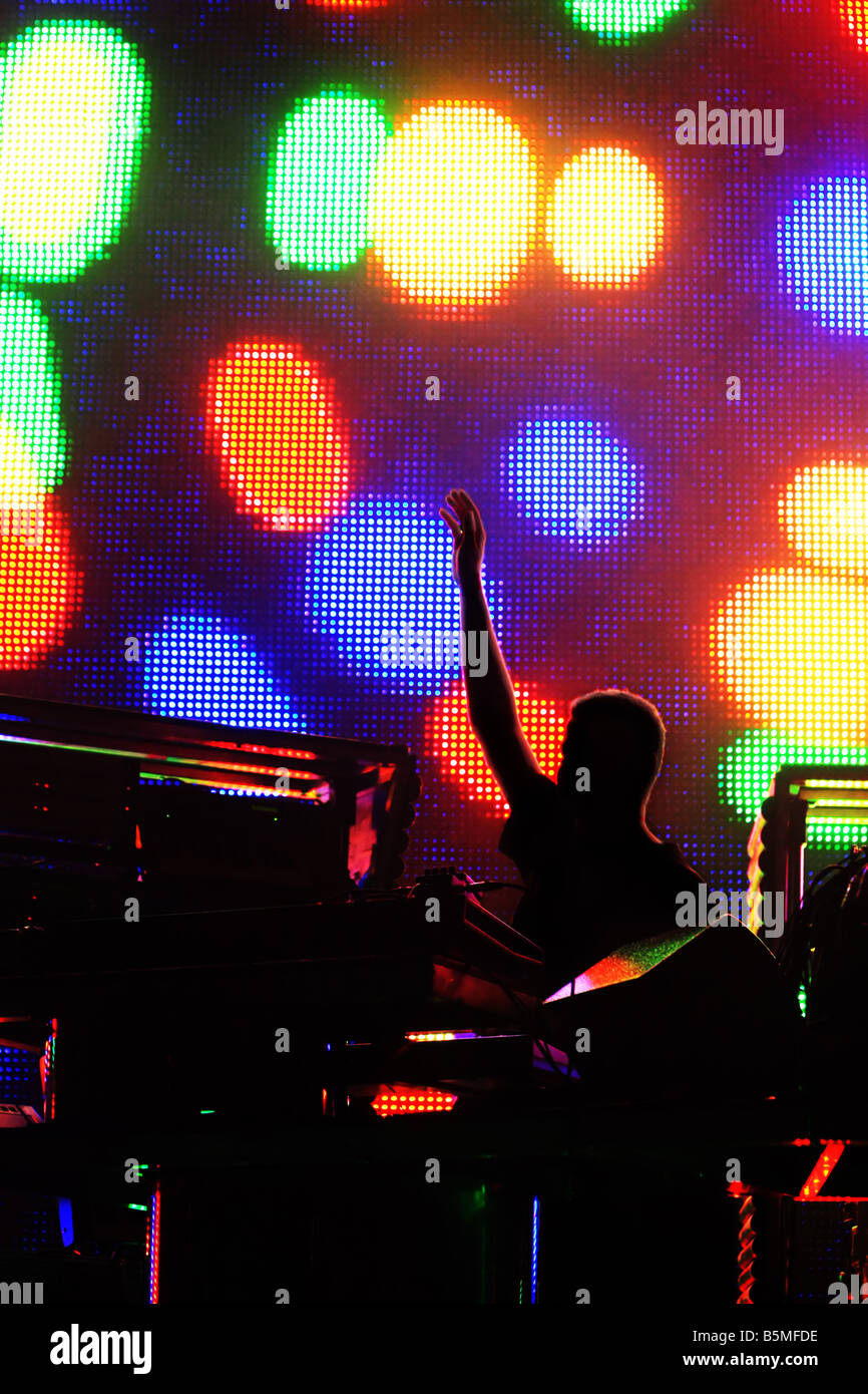 A concert of electronic music 2 Stock Photo