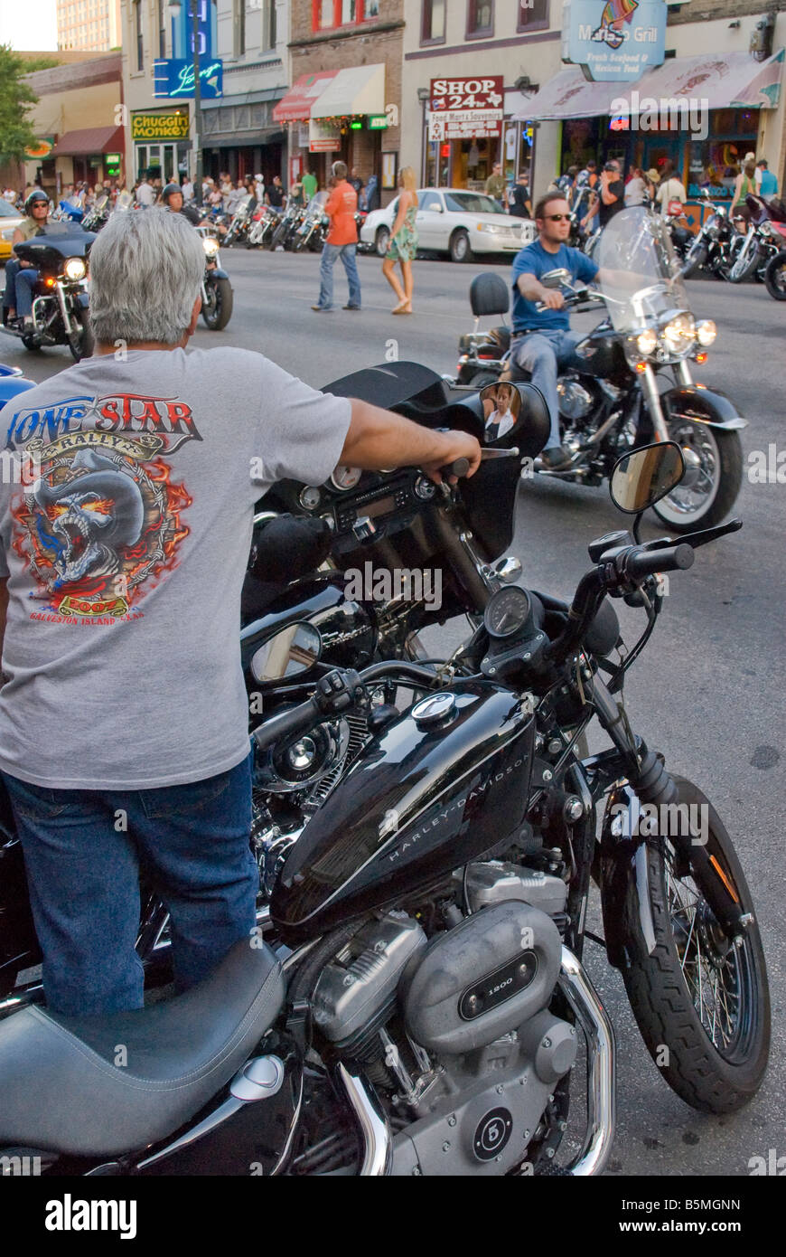 Republic Of Texas Biker Rally At W 6th Street In Austin Texas Usa