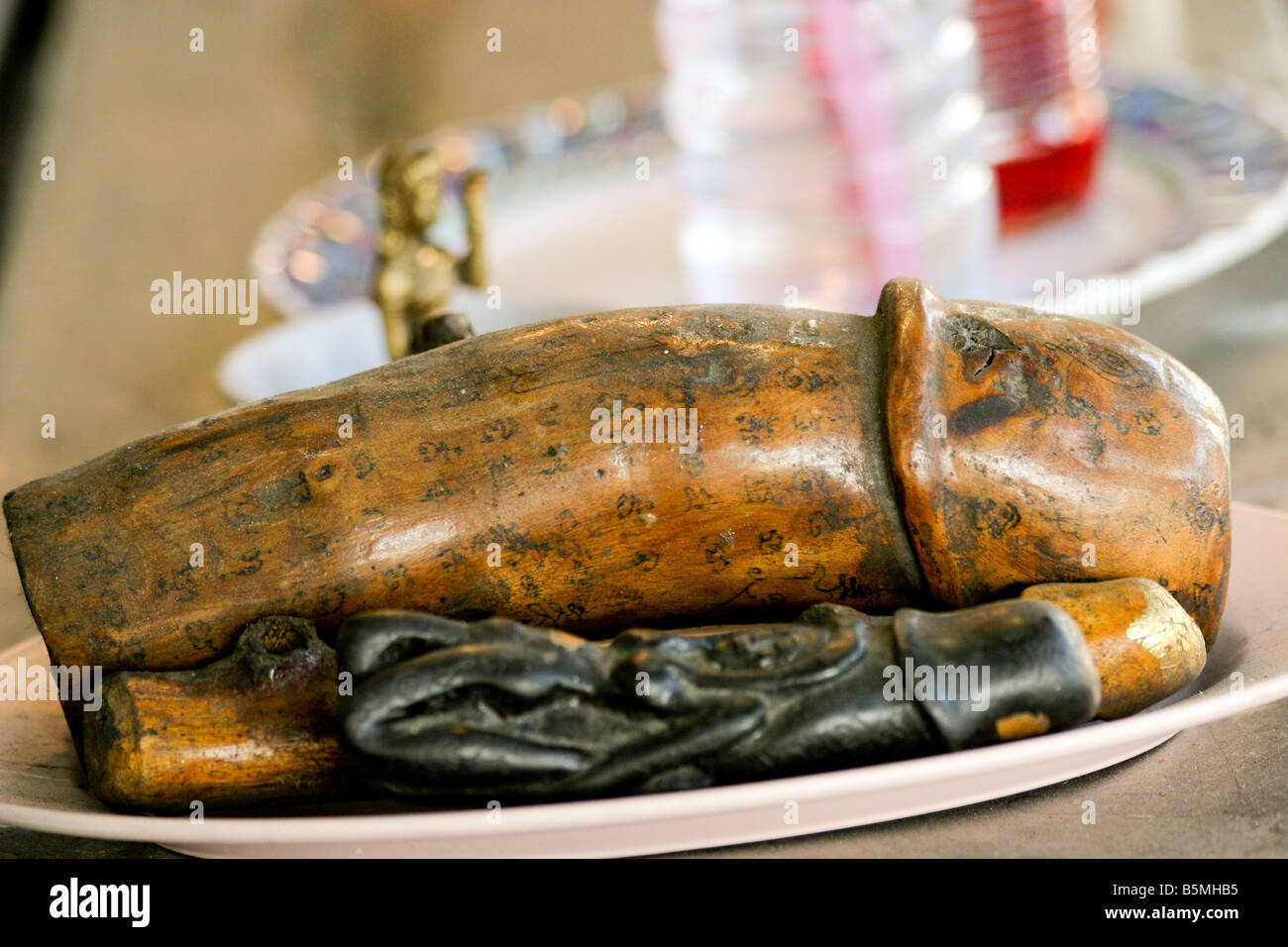 wooden sculpted phallus, ancient thai dildo tradition, sukhothai, thailand  Stock Photo - Alamy