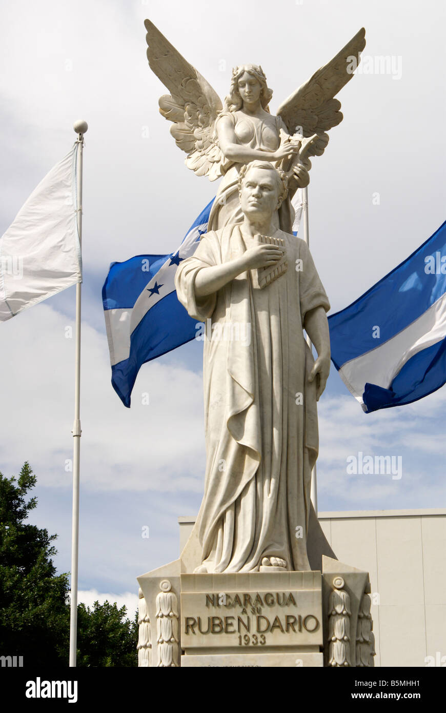The Monumento a Ruben Dario monument in downtown Managua, Nicaragua Stock Photo