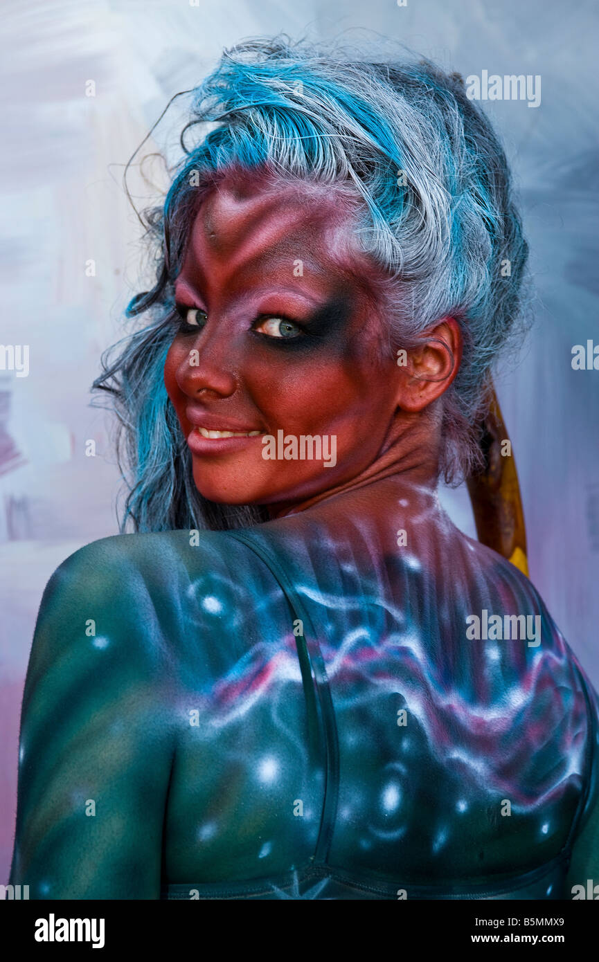 Body painting hi-res stock photography and images - Alamy
