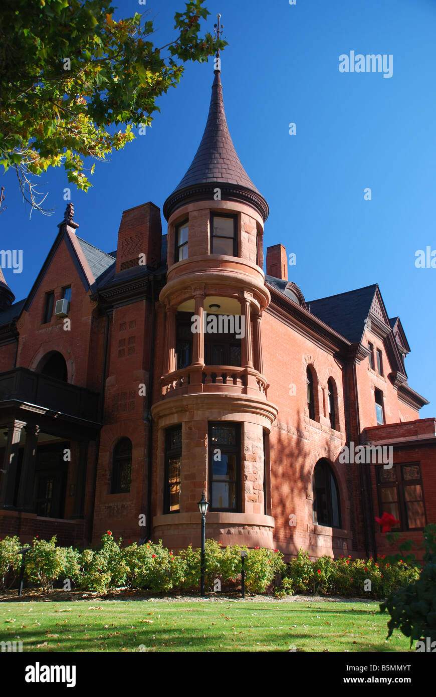 Eccles Mansion, Ogden, Utah Stock Photo Alamy