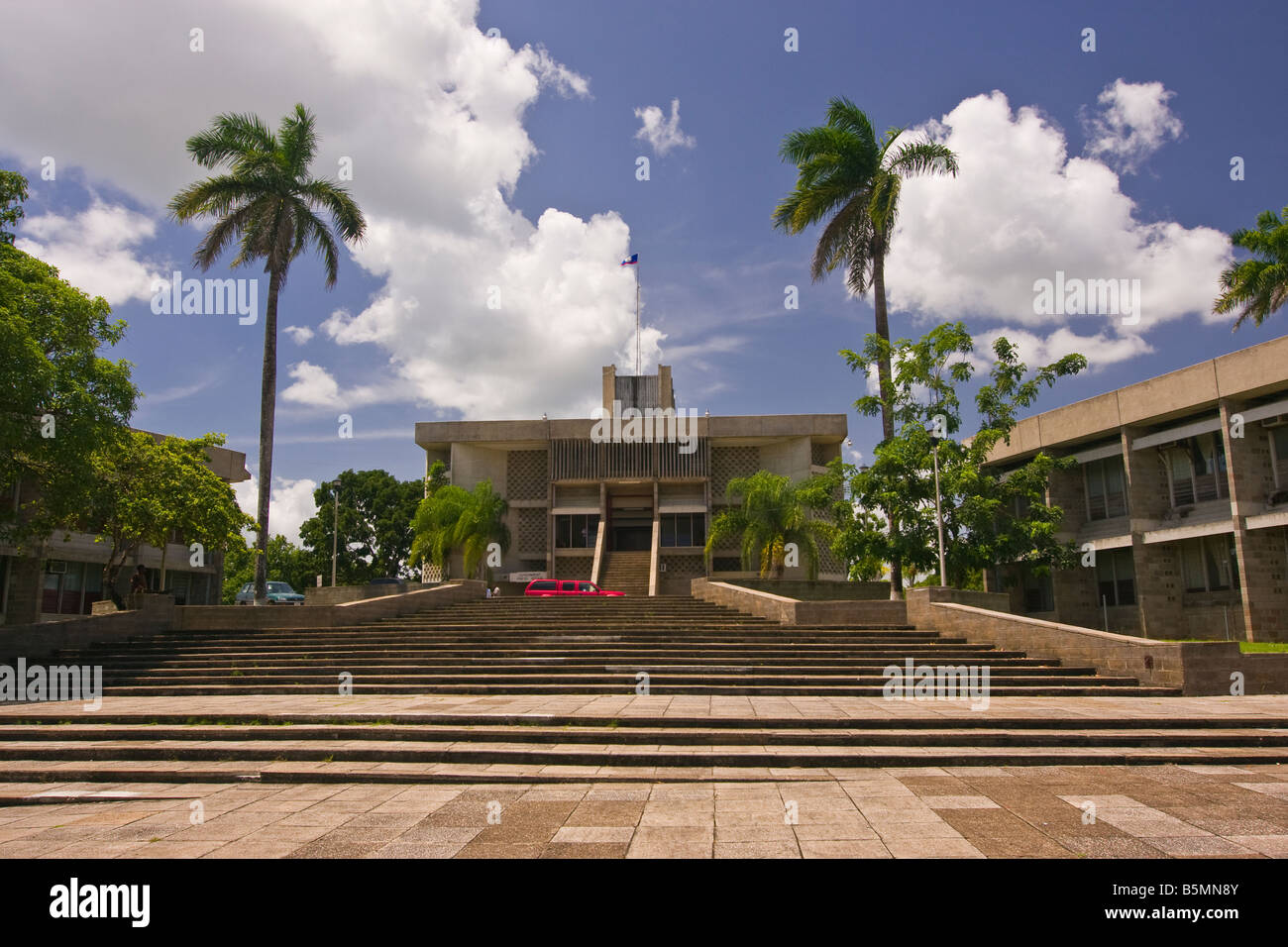 BELMOPAN BELIZE Government buildings in the national capital city of Belmopan Stock Photo