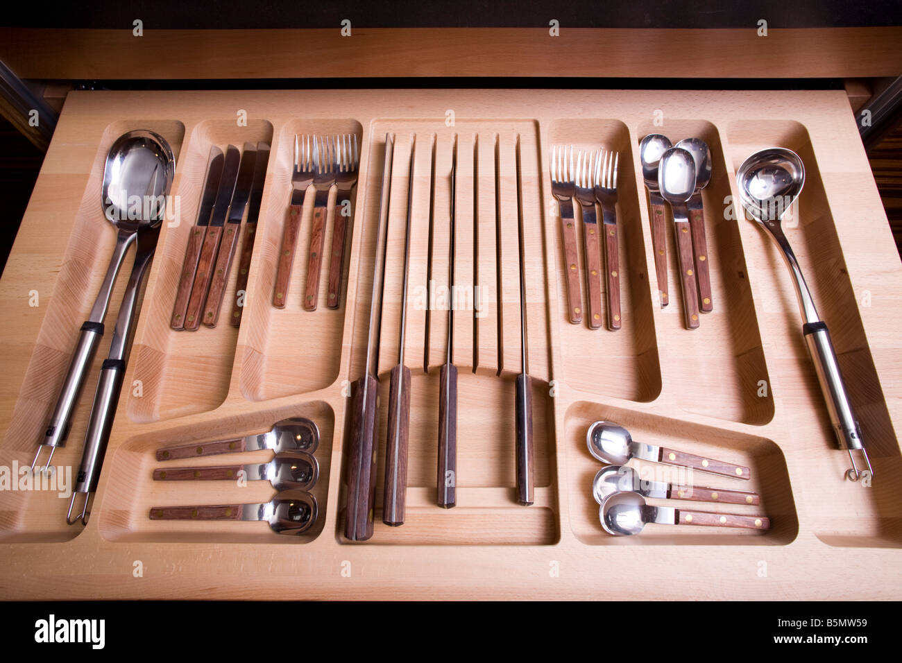 Kitchen drawer organized hi-res stock photography and images - Alamy