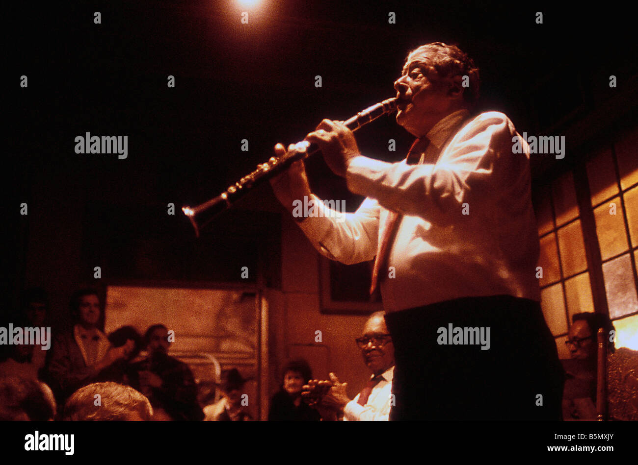 Traditional Jazz at Preservation Hall New Orleans USA Stock