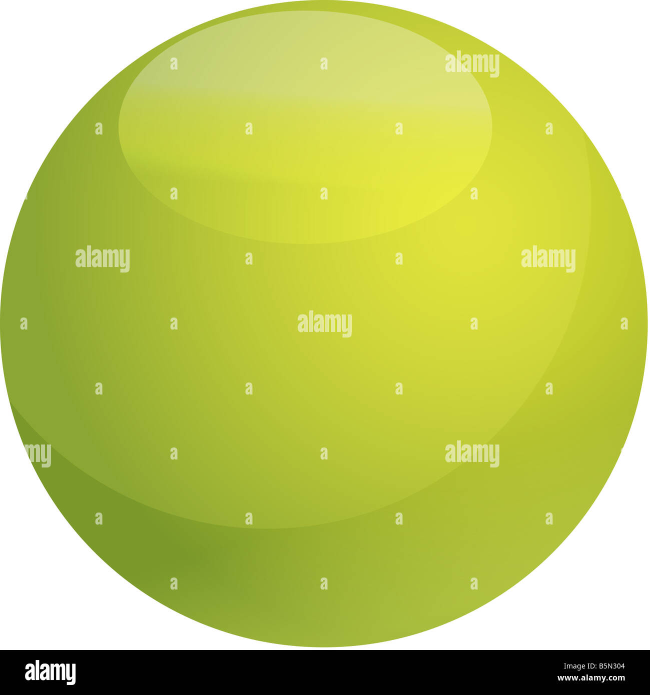 Illustration of blank glossy sphere with reflective surface Stock Photo ...