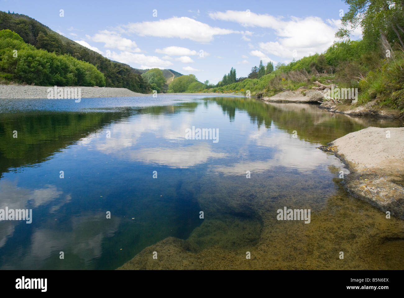 Pelorus river, New Zealand Stock Photo