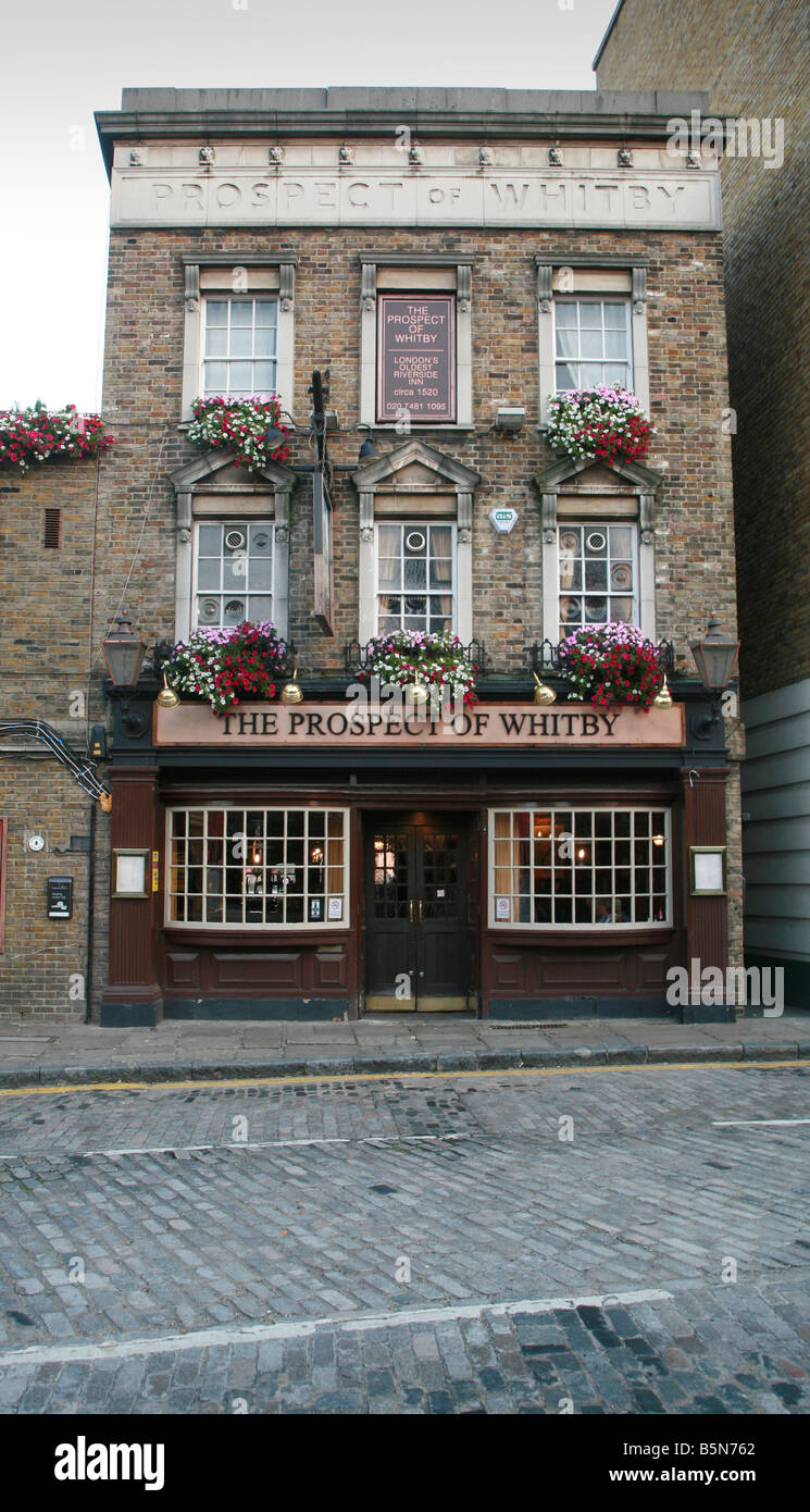 The Prospect of Whitby pub in Wapping London England UK Stock Photo