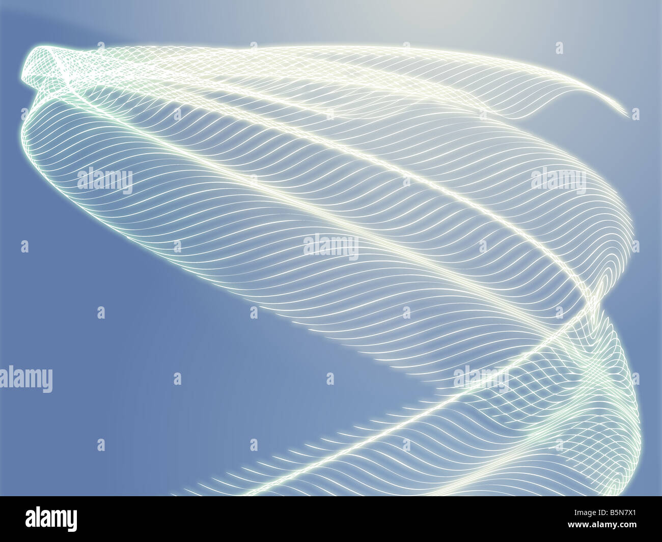 Abstract wallpaper illustration of wavy flowing energy and colors Stock ...