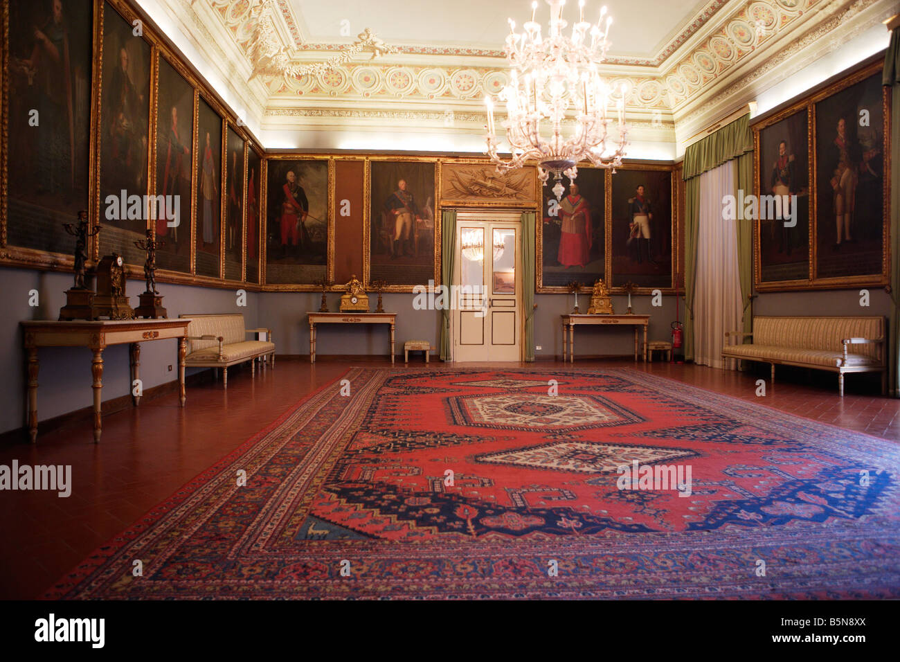 Royal Apartments, Palazzo dei Normanni, Palermo, Sicily Stock Photo Alamy