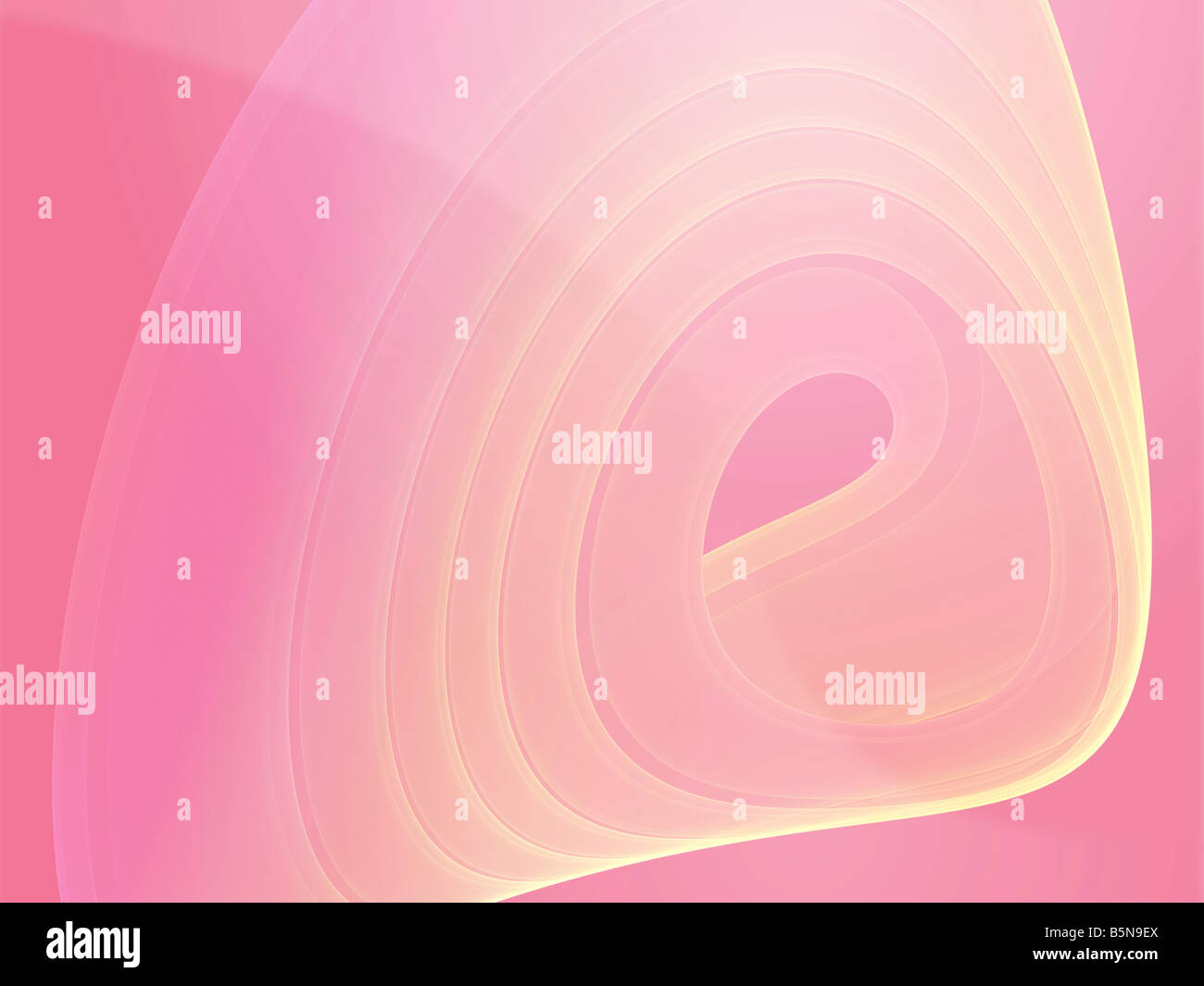 Abstract wallpaper illustration of wavy flowing energy and colors Stock ...