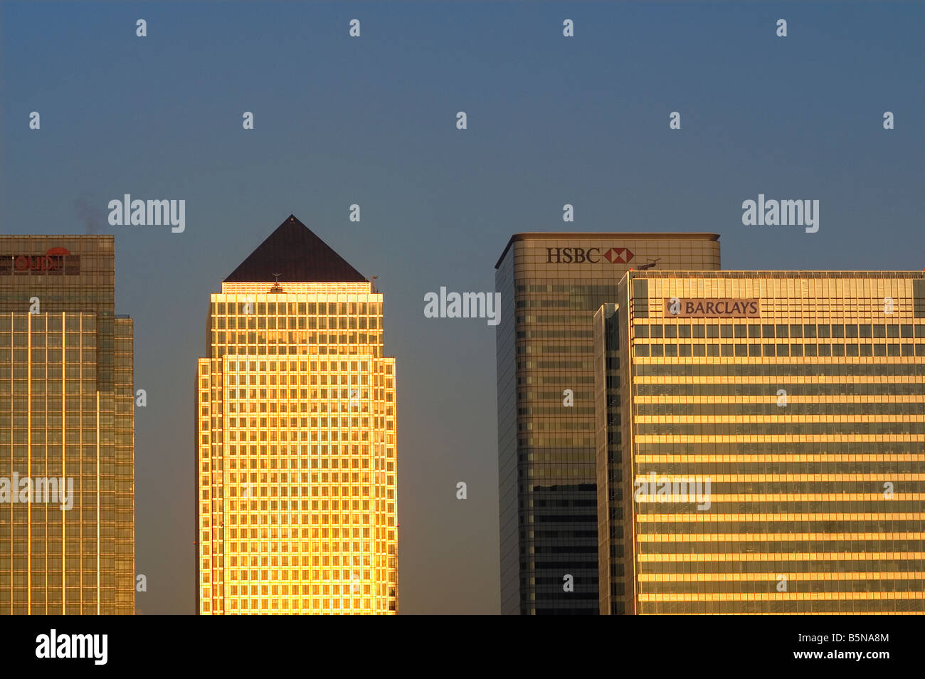 Canary wharf sunrise london hi-res stock photography and images - Alamy