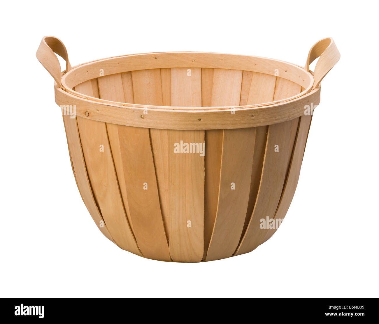 Basket Isolated Stock Photo