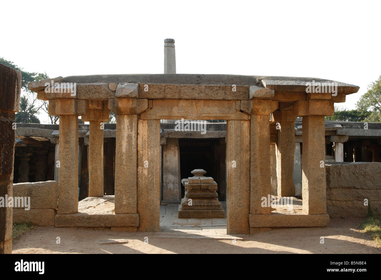 Hazararama temple at the ancient site of Hampi, Karnataka, India Stock Photo