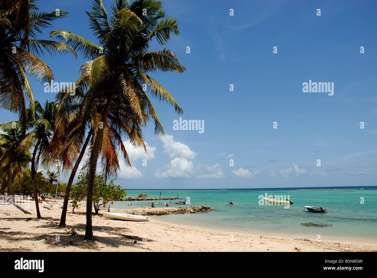 Saint Francois beach Guadeloupe French Antilles Stock Photo Alamy