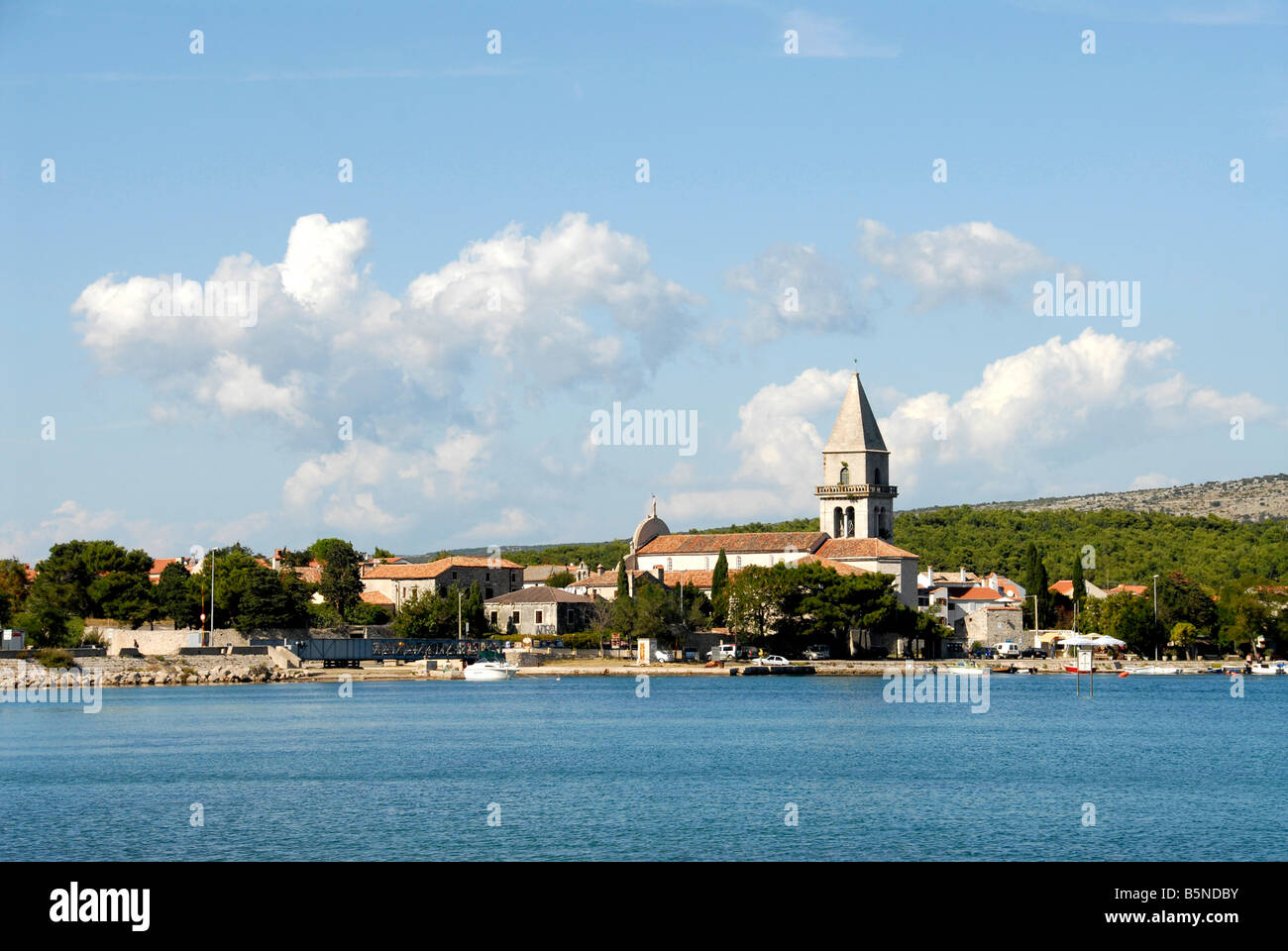 Osor village Cres island Croatia Stock Photo