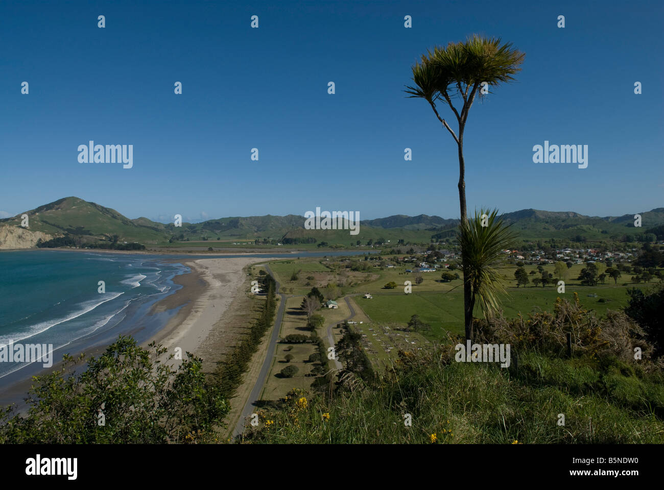 Tolaga Bay beach on the North island of NewZealand Stock Photo Alamy