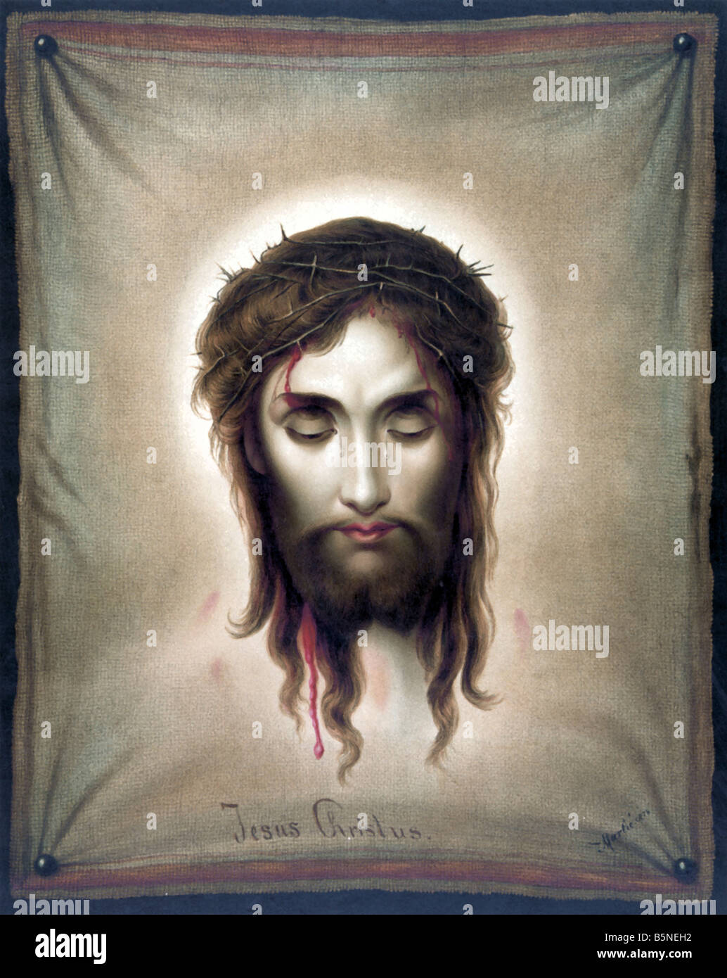 Jesus Christ Portrait Stock Photo