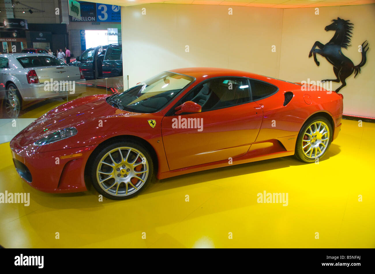 Ferrari F430 Red Sports Car Stock Photo Alamy