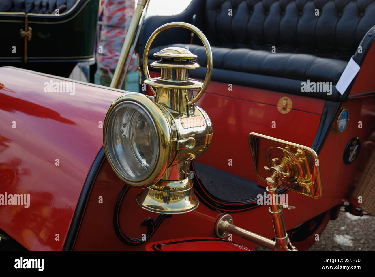 Vintage brass car lamp hi-res stock photography and images - Alamy