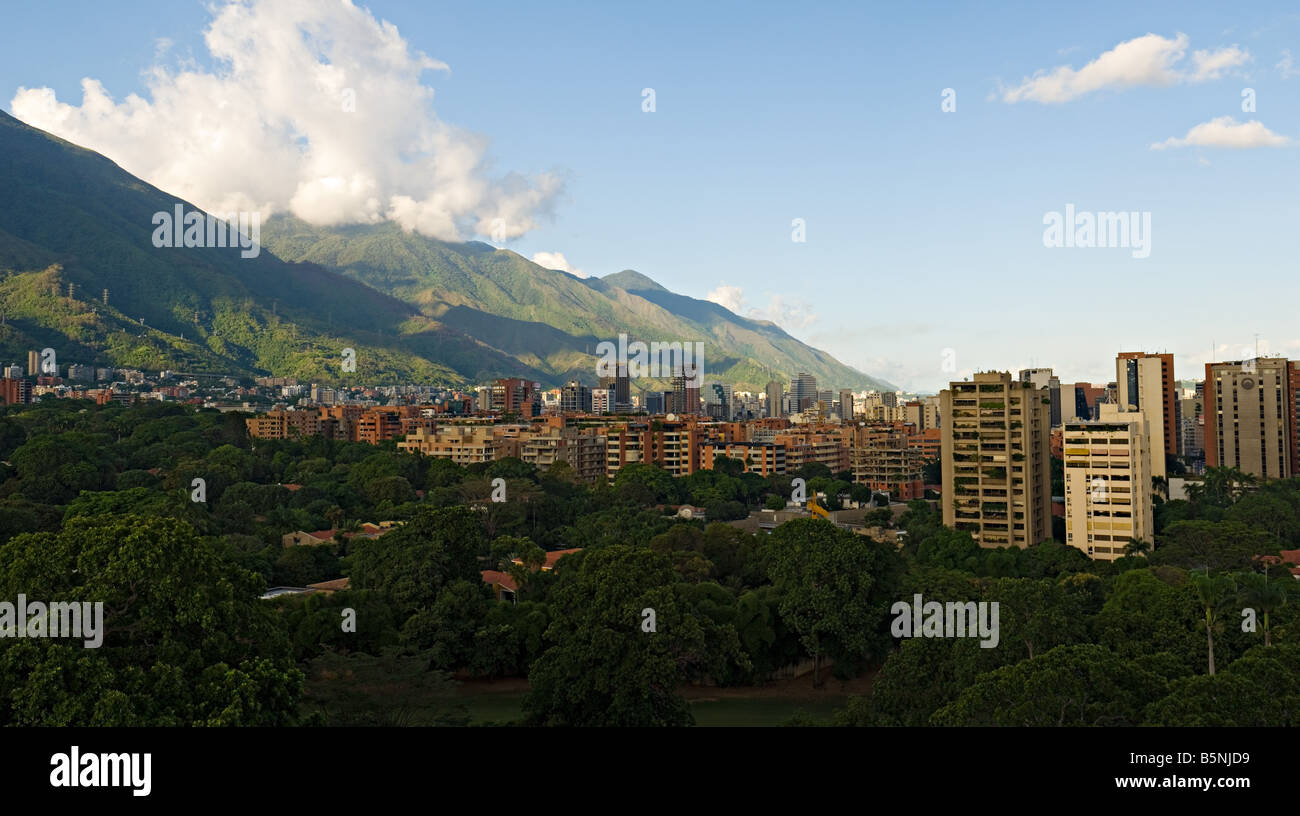 East of Caracas seen from Chacaito Stock Photo