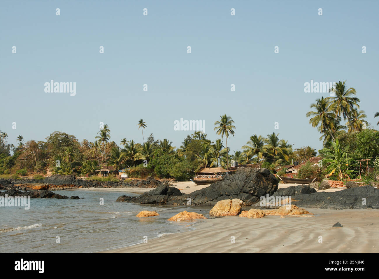 Patnem beach Goa India Stock Photo