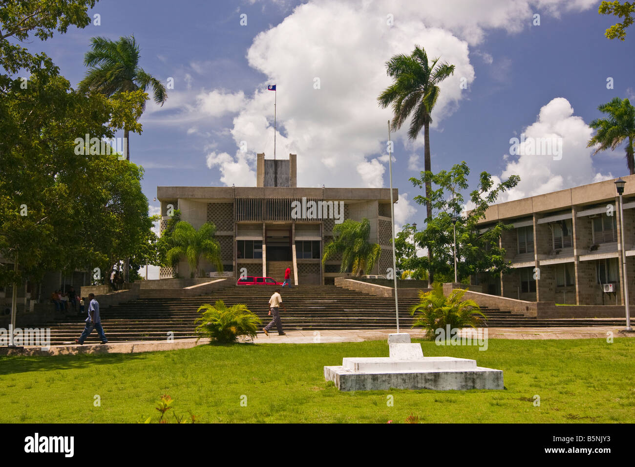 BELMOPAN BELIZE Government buildings in the national capital city of Belmopan Stock Photo