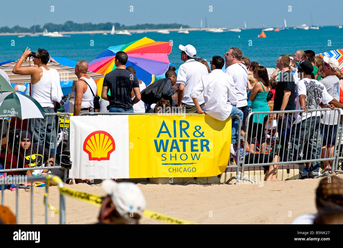 Chicago Air & Water Show Crowd Stock Photo Alamy