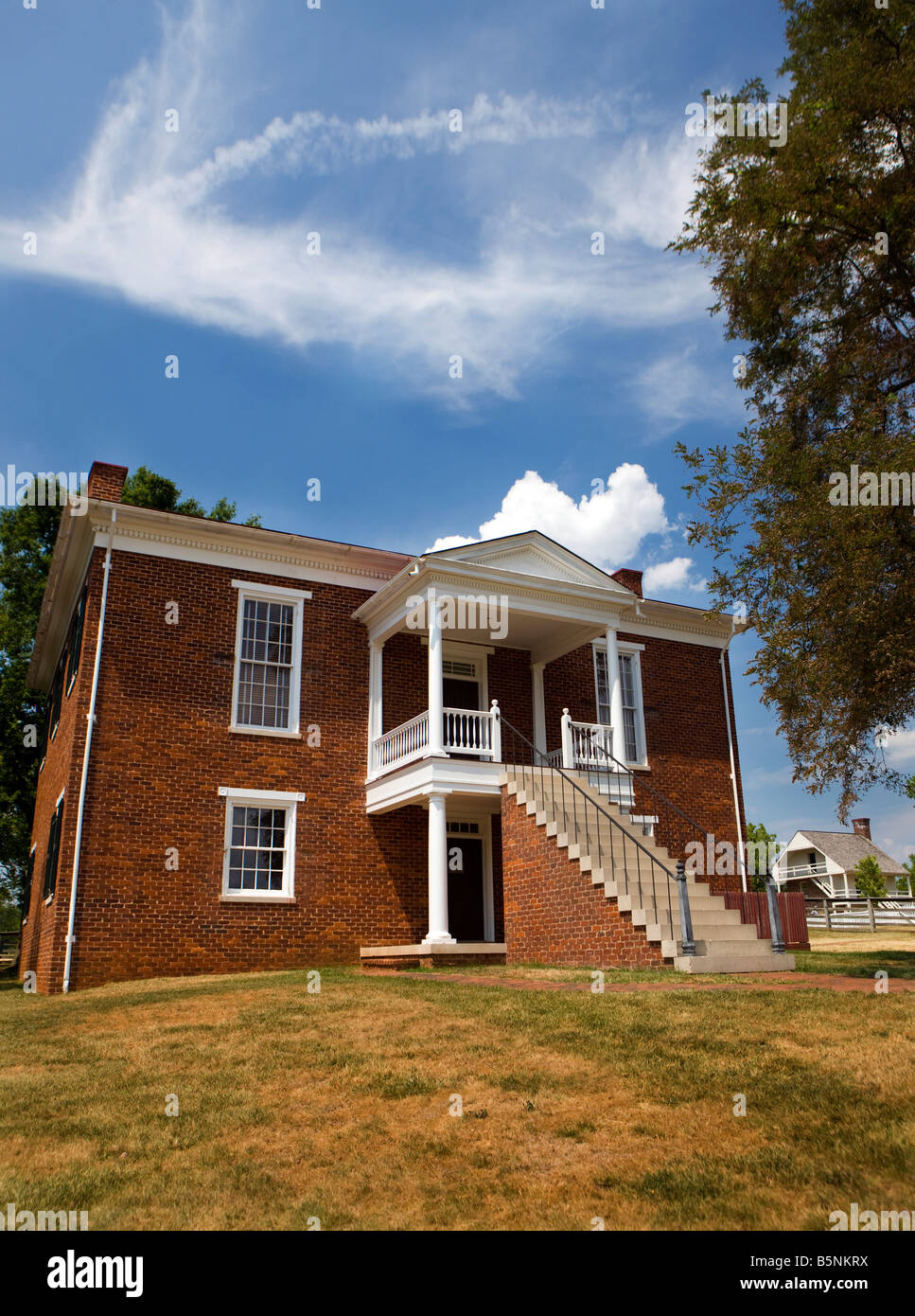 Appomattox County courthouse (present-day NPS visitor's center), Appomattox Court House National Historical Park Virginia USA Stock Photo