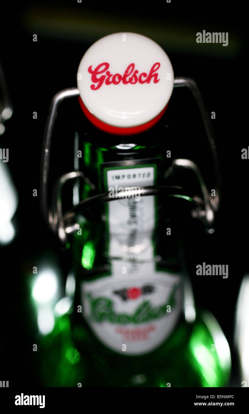 Grolsch Beer Bottles Stock Photo Alamy