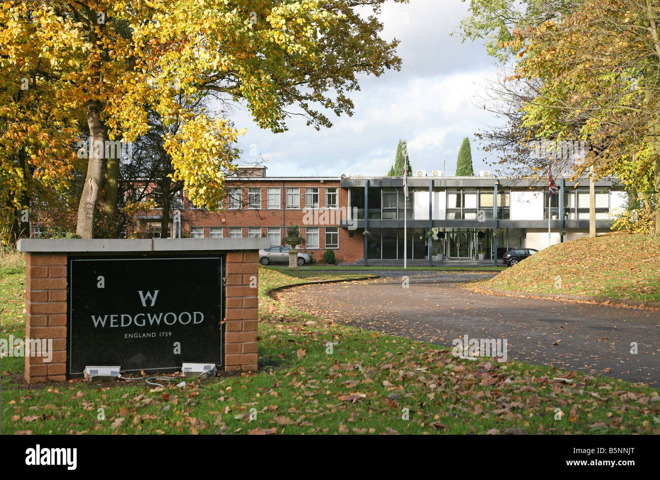 The Wedgwood Pottery factory, company headquarters, Barlaston, Stokeon