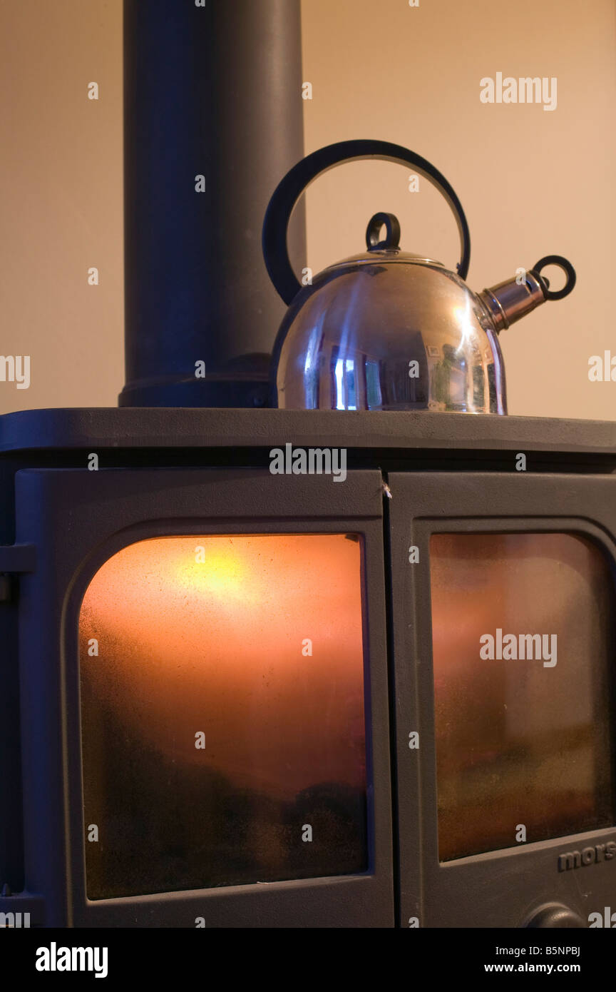 Boiling a kettle on a wood burning stove is a carbon neutral way of