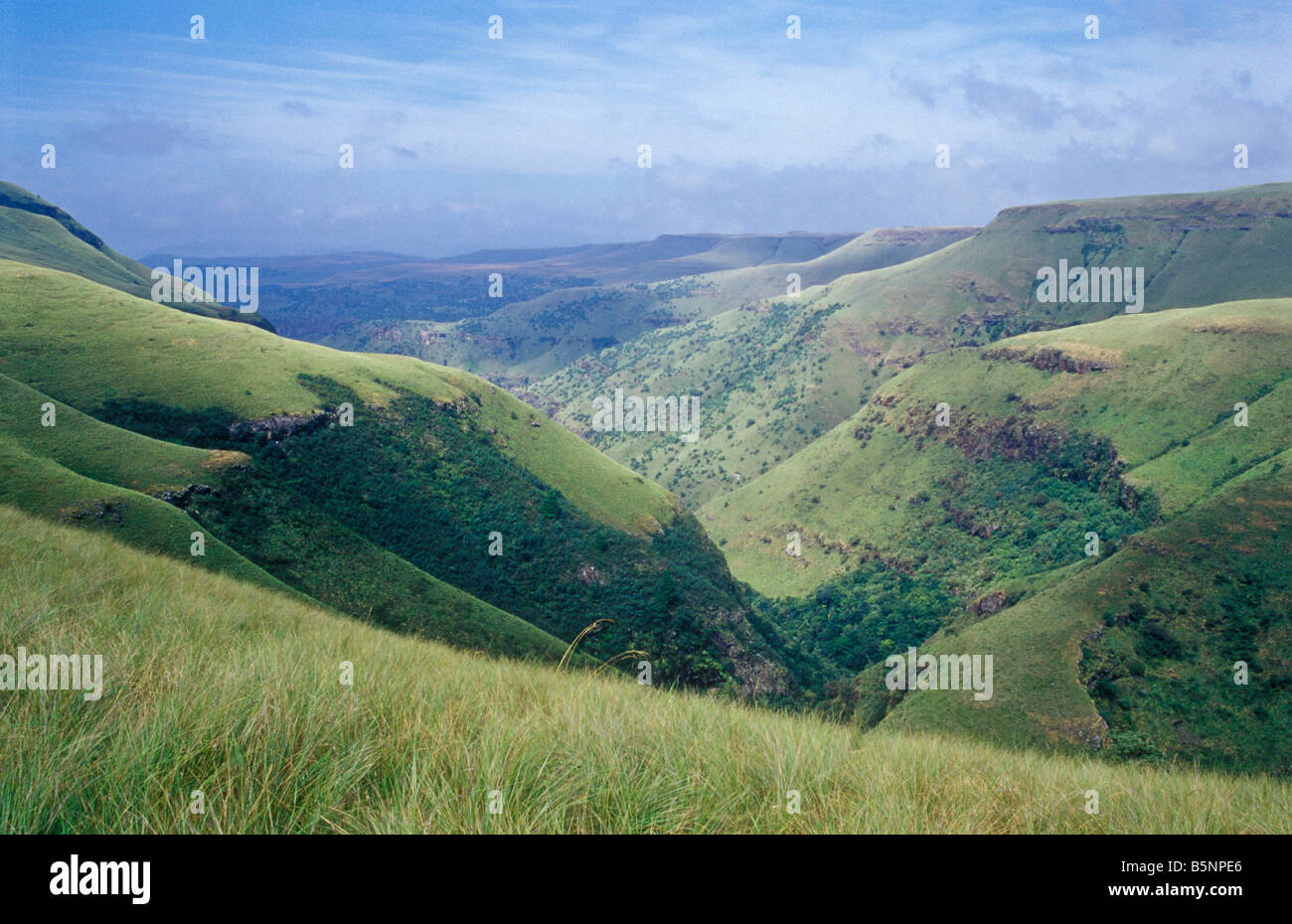 Drakensberg, Dragon mountains landscape in South Africa Stock Photo - Alamy