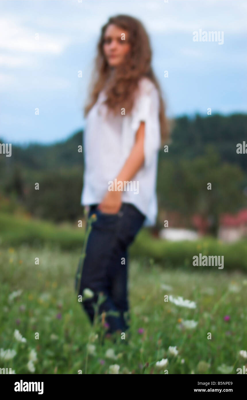 Blonde 18 year old girl hi-res stock photography and images - Alamy