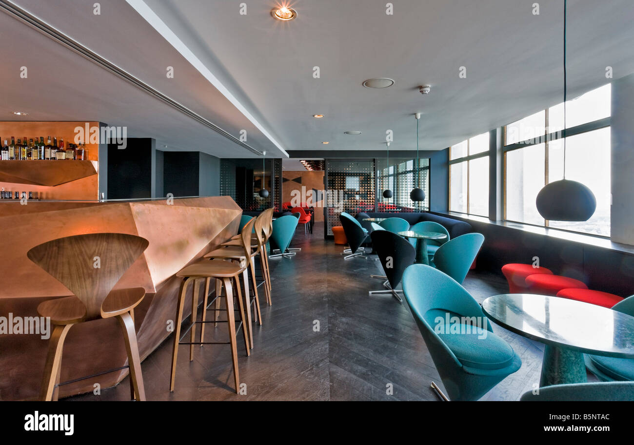 Paramount Club champagne bar at the Centre Point Building in London Stock  Photo - Alamy