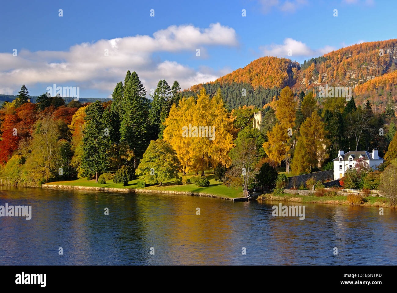River Tay at Dunkeld Perth and Kinross Scotland UK Stock Photo Alamy