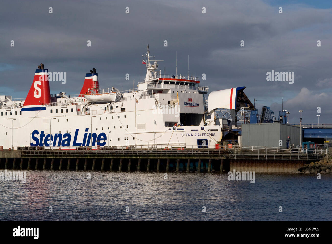 Stena Caledonia ferry at Stranraer Stock Photo Alamy