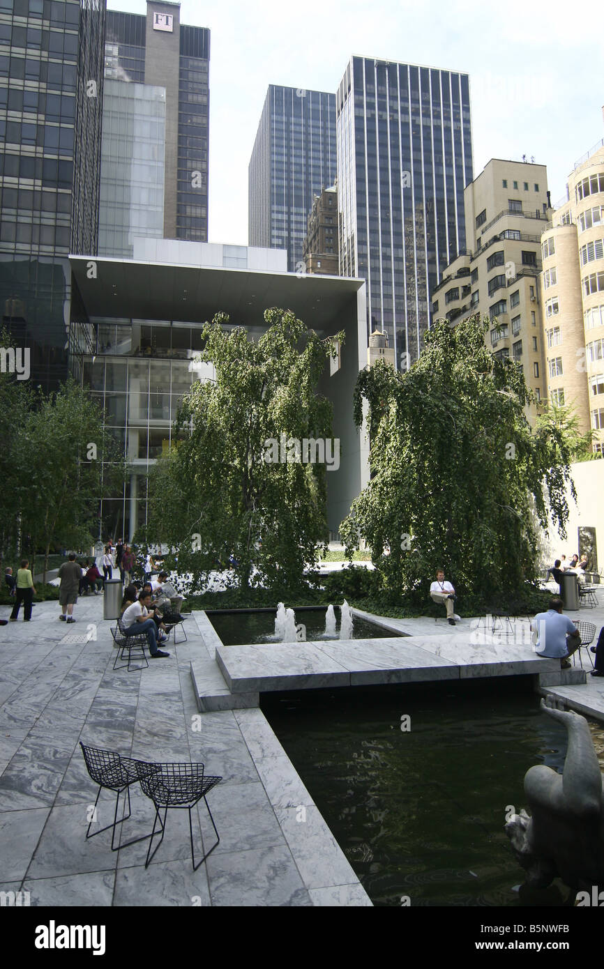 Museum of Modern Art. New York City. Stock Photo