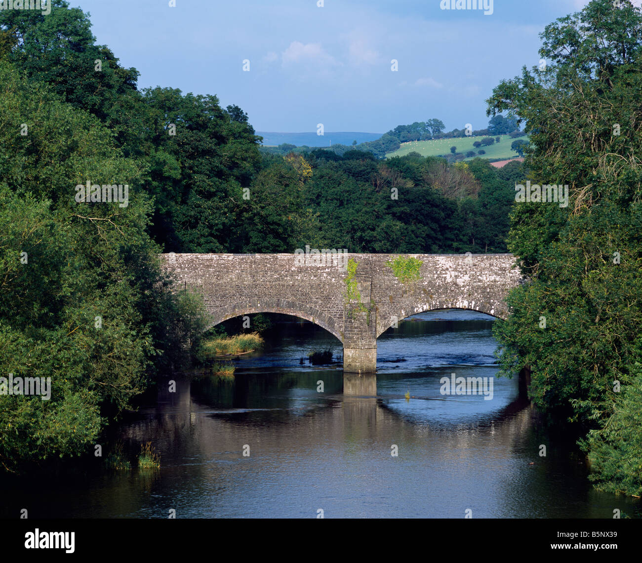 Brynich aqueduct carrying the Monmouthshire and Brecon Canal over the