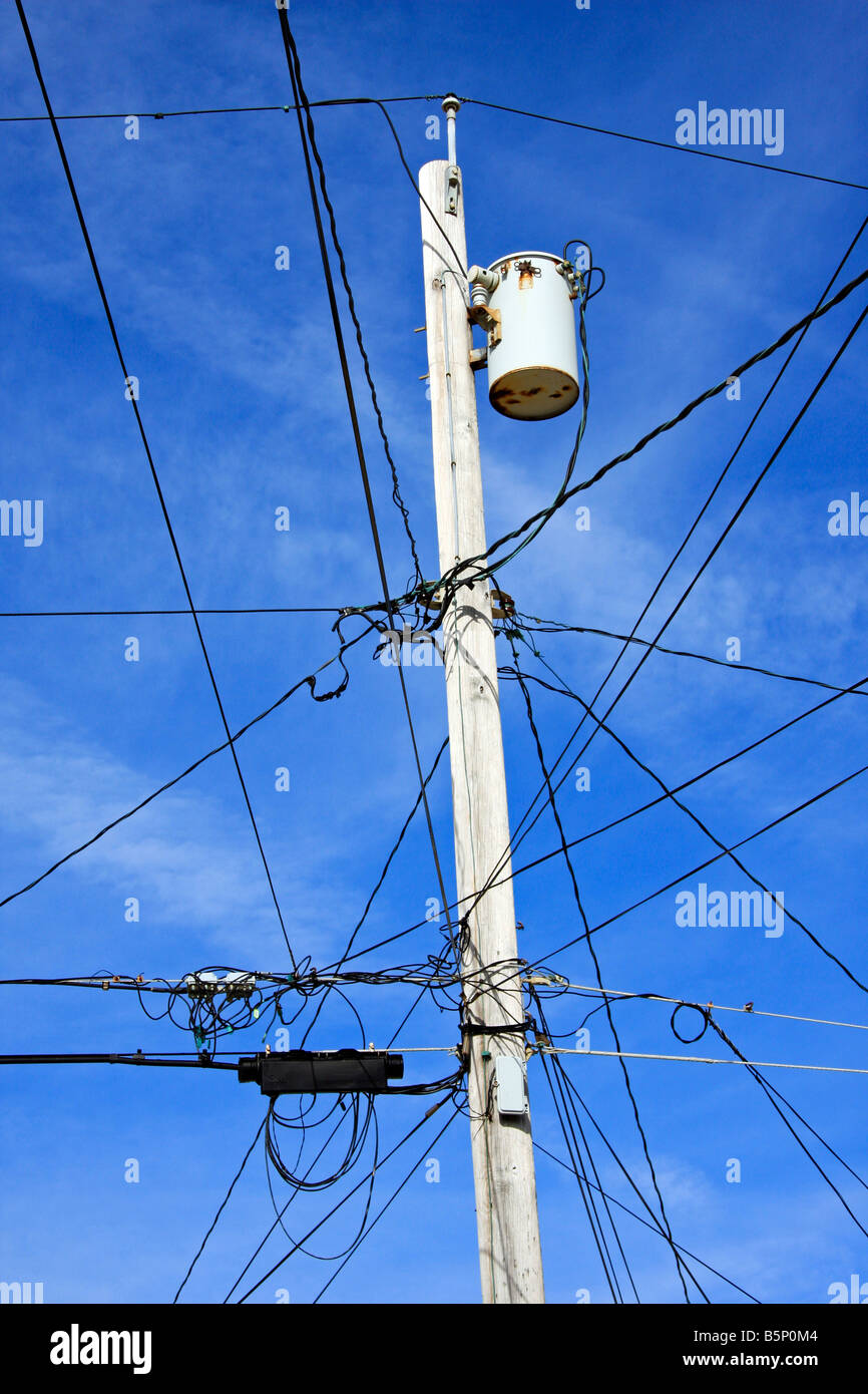 Tangle of wires Stock Photo Alamy
