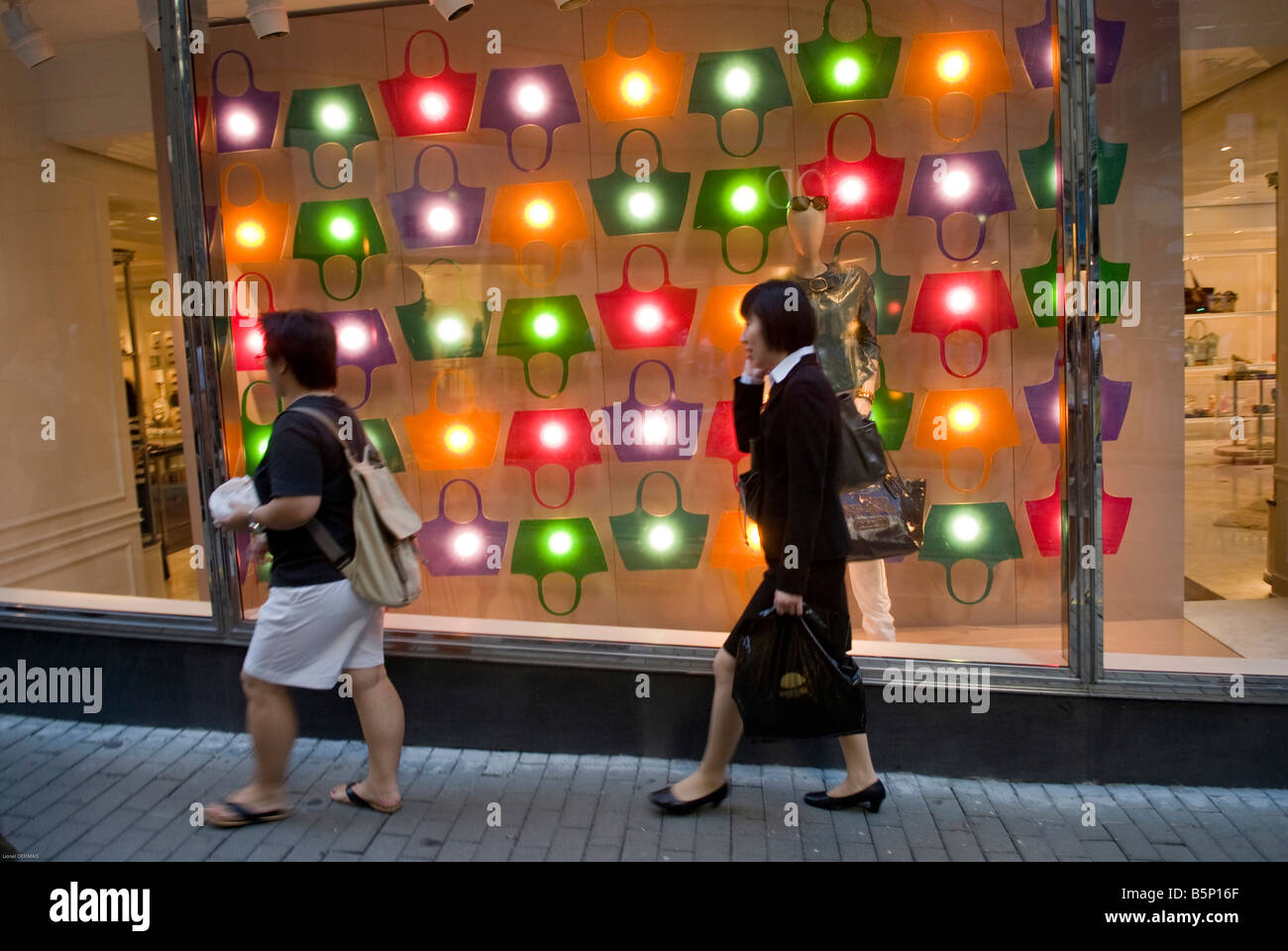 Hong Kong Coach flagship store Stock Photo Alamy