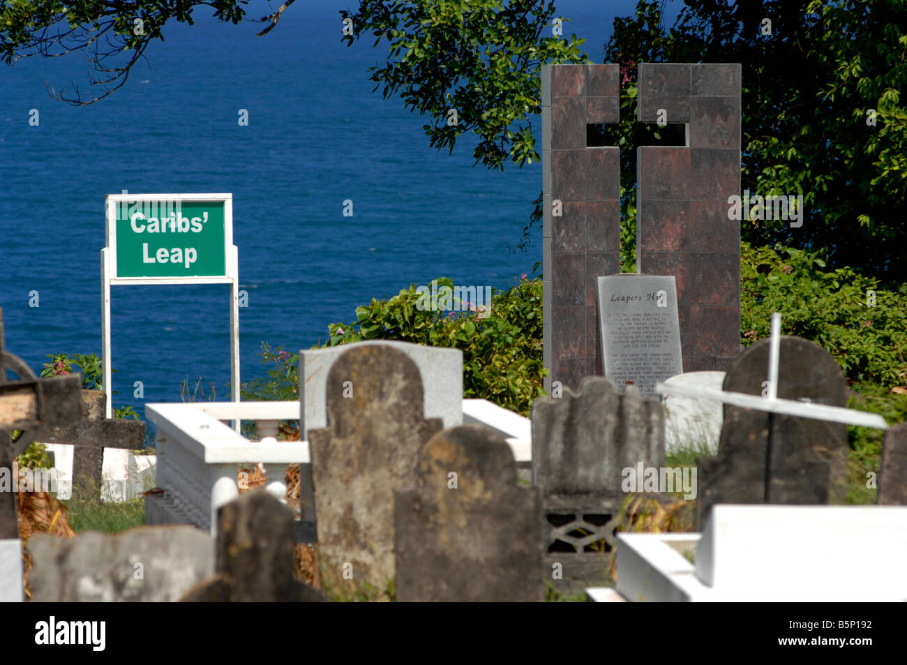 "Carib's Leap", Sauteurs, Grenada, “West Indies” Stock Photo Alamy
