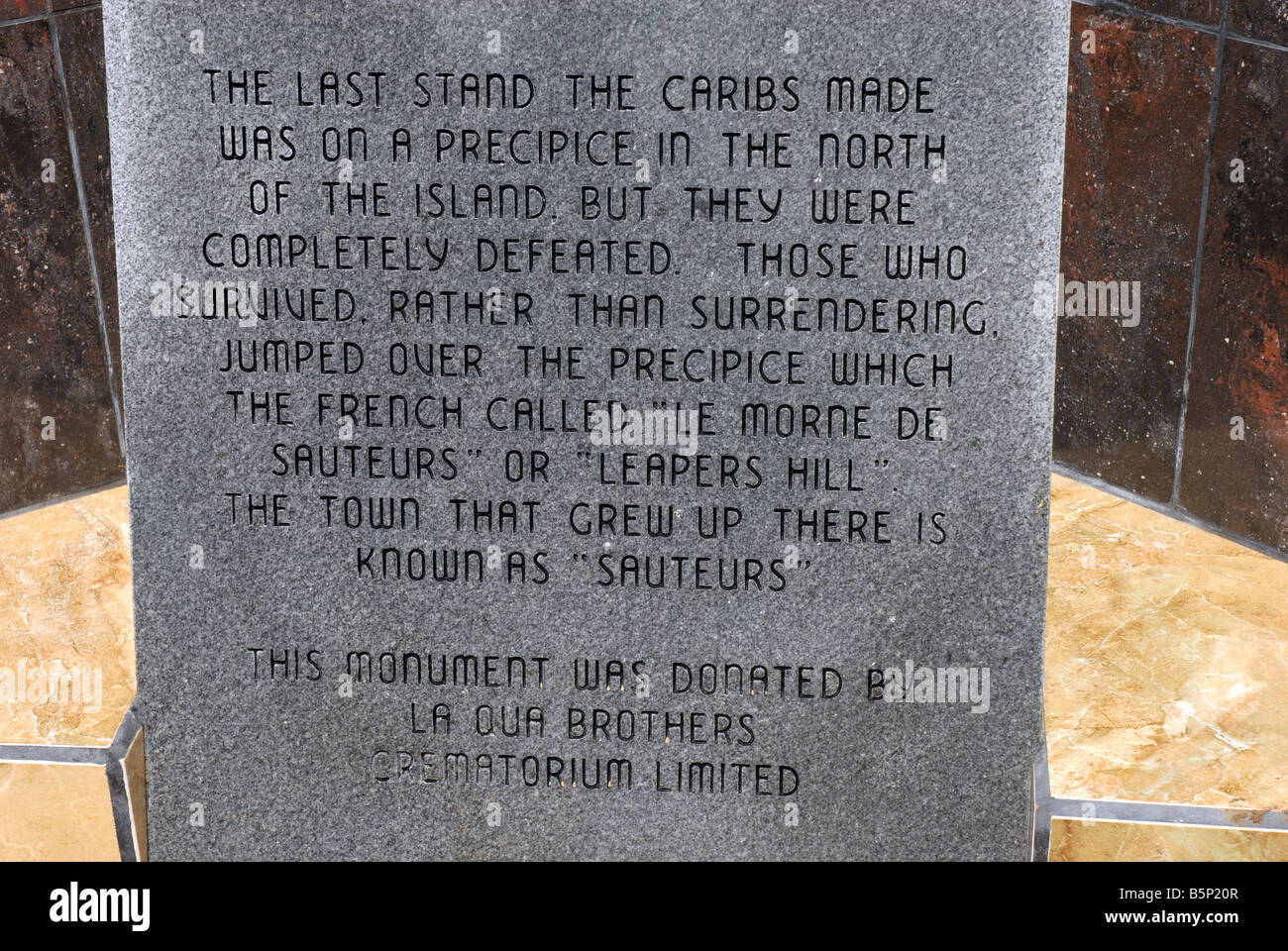 "Carib's Leap", Sauteurs, Grenada, “West Indies” Stock Photo Alamy