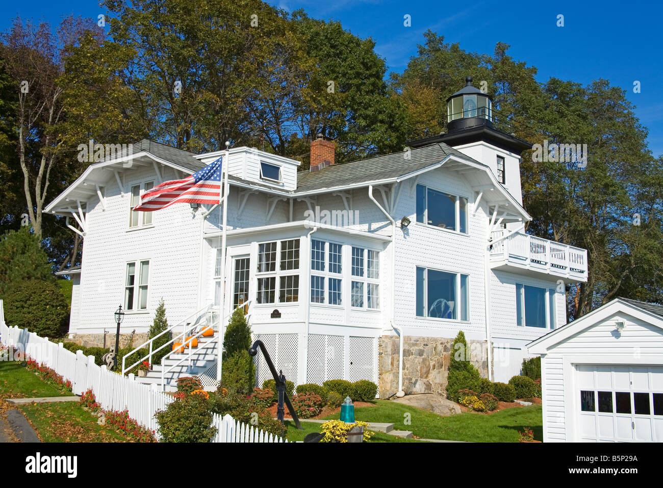Hospital Point Lighthouse Salem Greater Boston Area Massachusetts USA