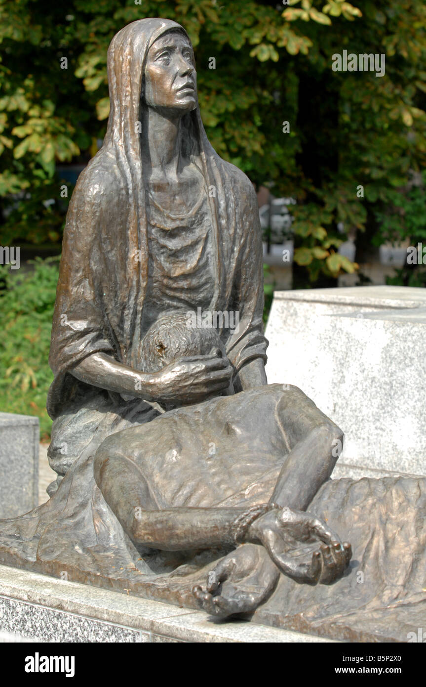 Katyn massacre memorial, Wroclaw, Poland Stock Photo