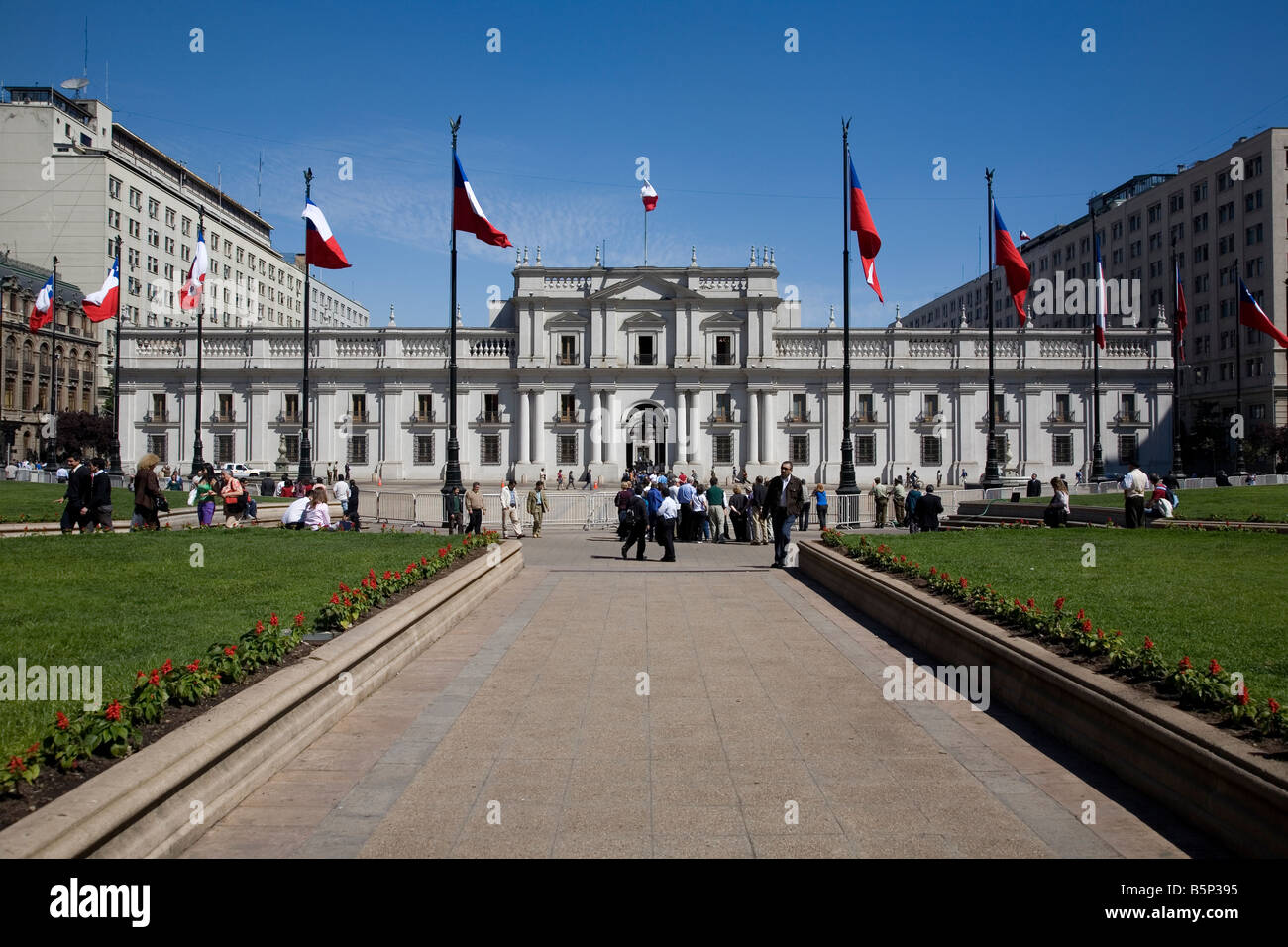 Presidential Palace, La Moneda, Santiago, Chile Stock Photo