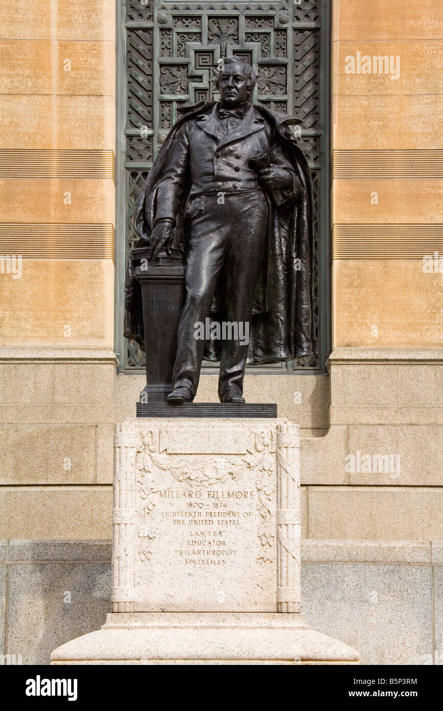 President Millard Fillmore Statue Buffalo City Hall New York State USA Stock Photo Alamy