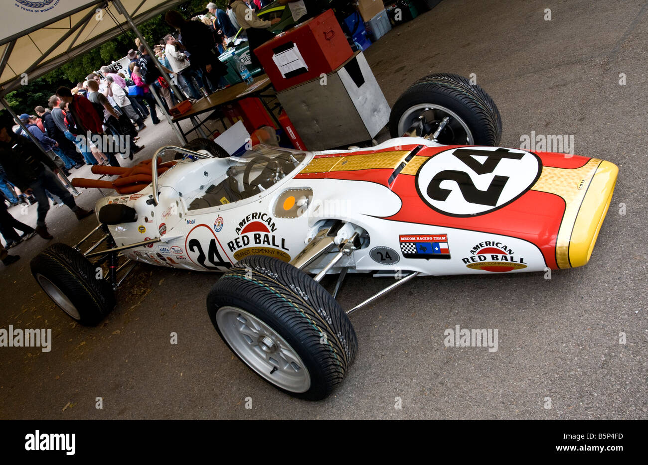 1966 LolaFord T90, Jackie Stewart's '67 Indy car entry. In the paddock